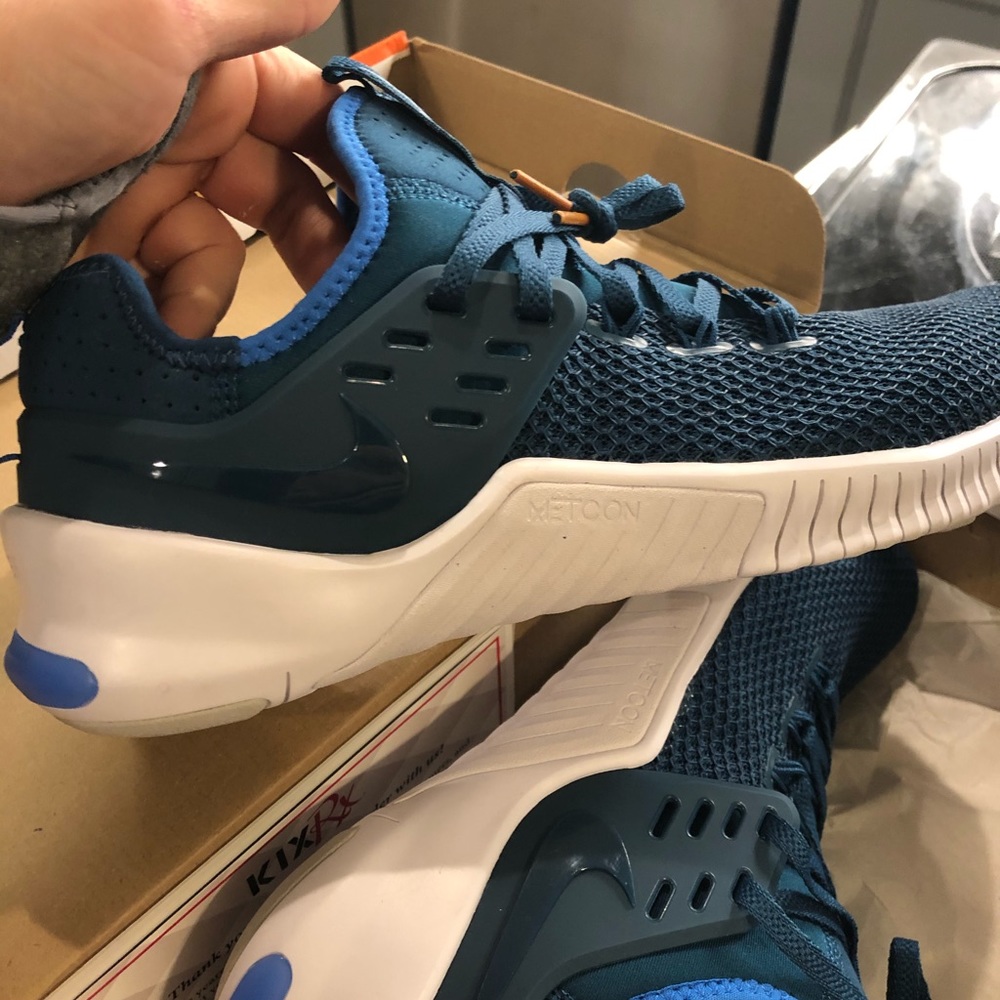 Nike Blue and White Athletic Shoes